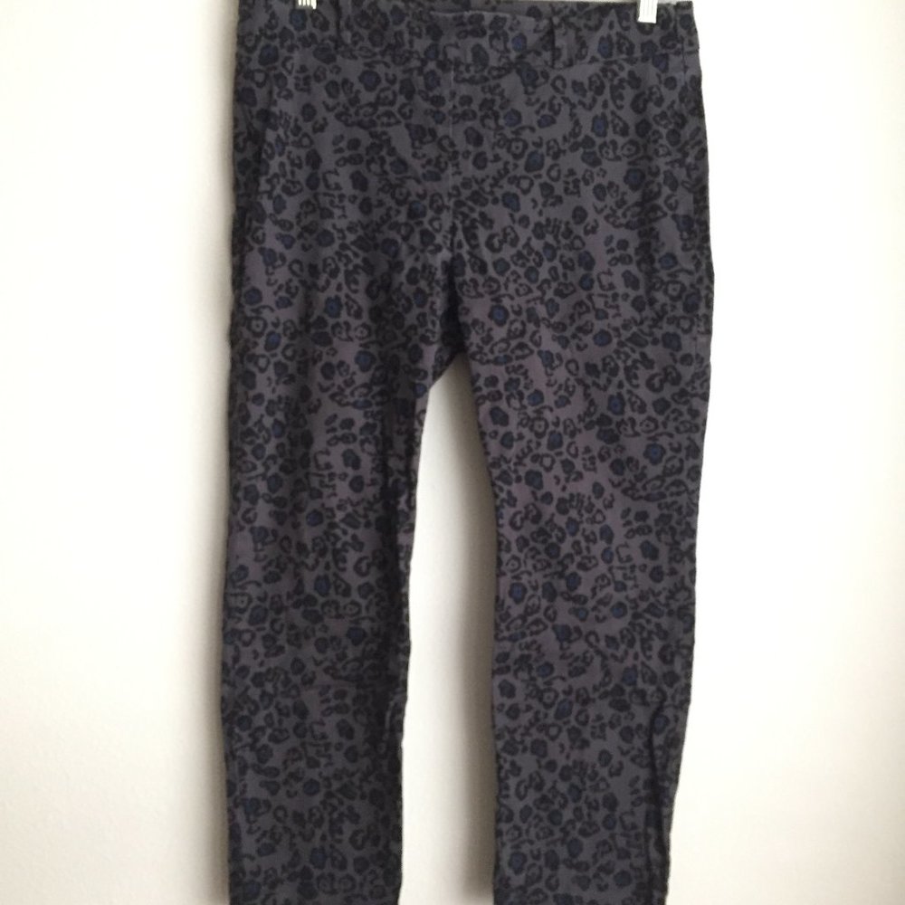 Ann Taylor Women Animal Print Skinny Dress Pants, Size 6P